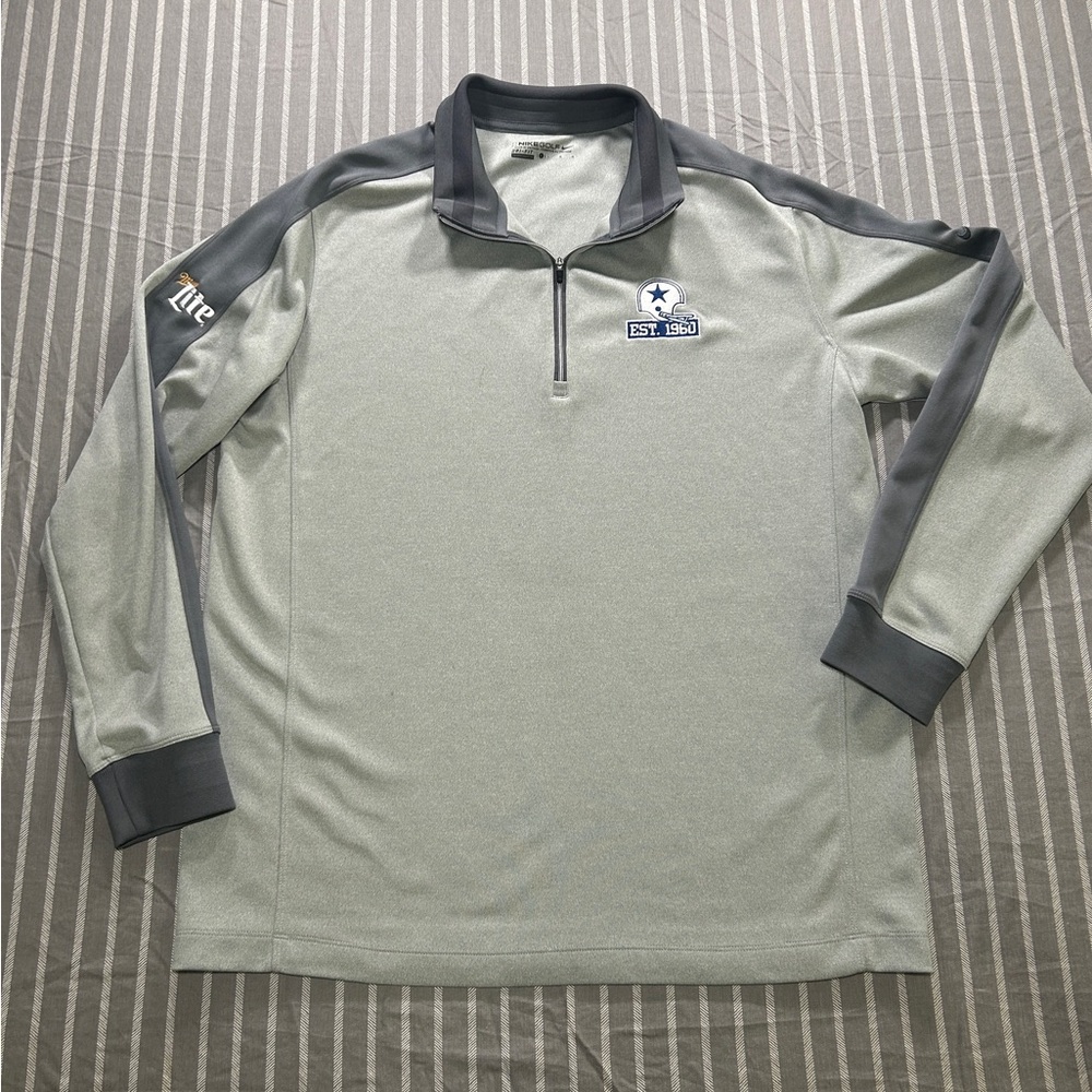 Nike Golf Dri-Fit polo long sleeve Cowboys est. 1960 Men's Large